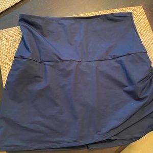 NWT - Tommy Bahama Island Solid Contour Skirt Bottom, Mare Navy, XL